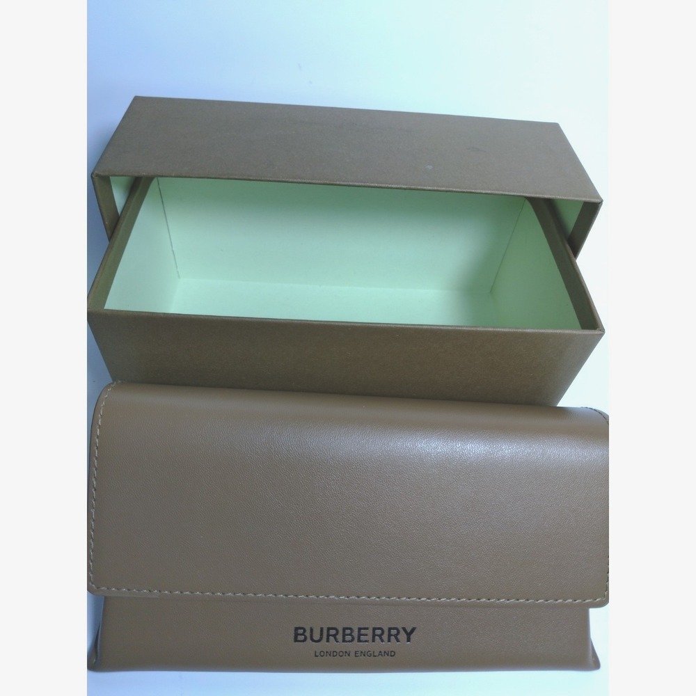 Burberry Brown Authentic Eyeglasses Case , Box, Cleaning Cloth And Authenticity